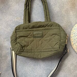 Marc Jacobs Quilted Olive Shoulder Bag